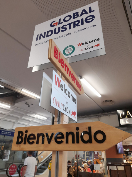 WBOL en gare de Lyon Part-Dieu pour le salon Global Industrie 2021 © Anne Freund