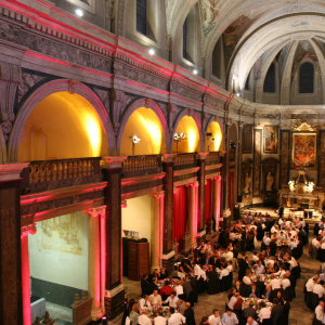 Dîner de gala à la Chapelle de la Trinité