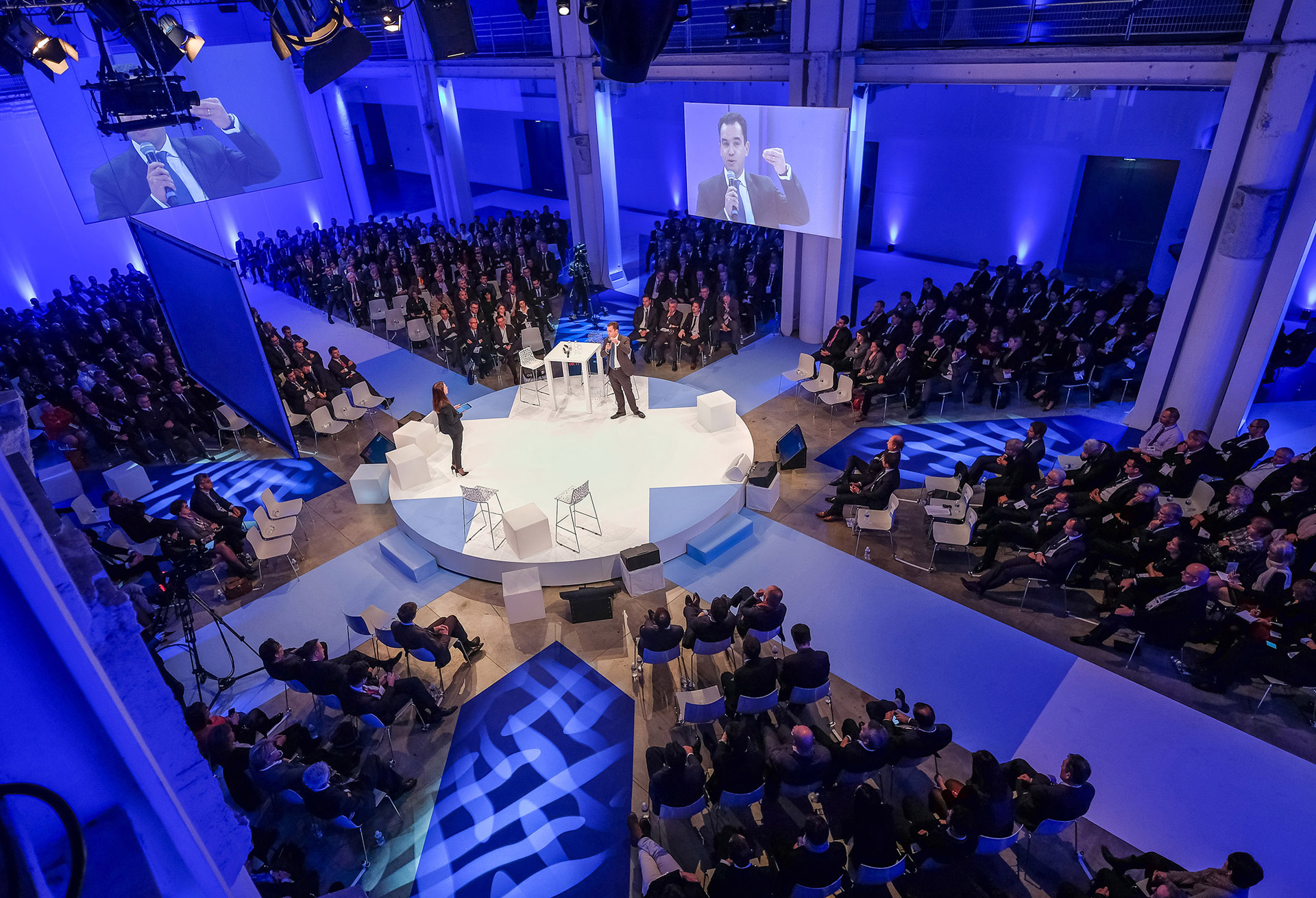 Convention à La Sucrière © Tekoaphotos - Scénographie Digiplay