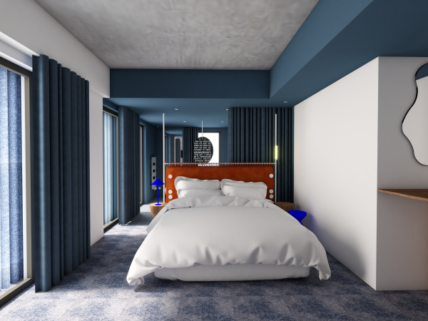 Chambre du Ruck Hôtel à Gerland © Theruckhotel